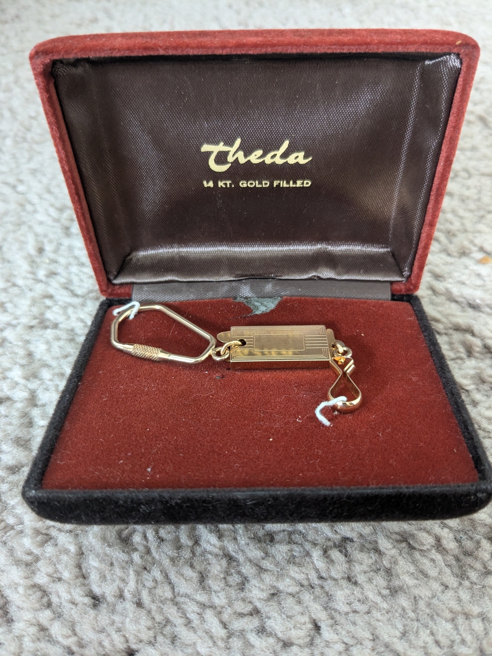 Theda 14kt Gold Filled Keychain in Gold